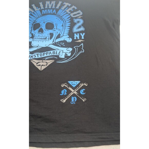 Echo Unltd MMA by Ecko Unlimited Short Sleeve Graphic Tee Black Mens XL (31x26) - Picture 3 of 11